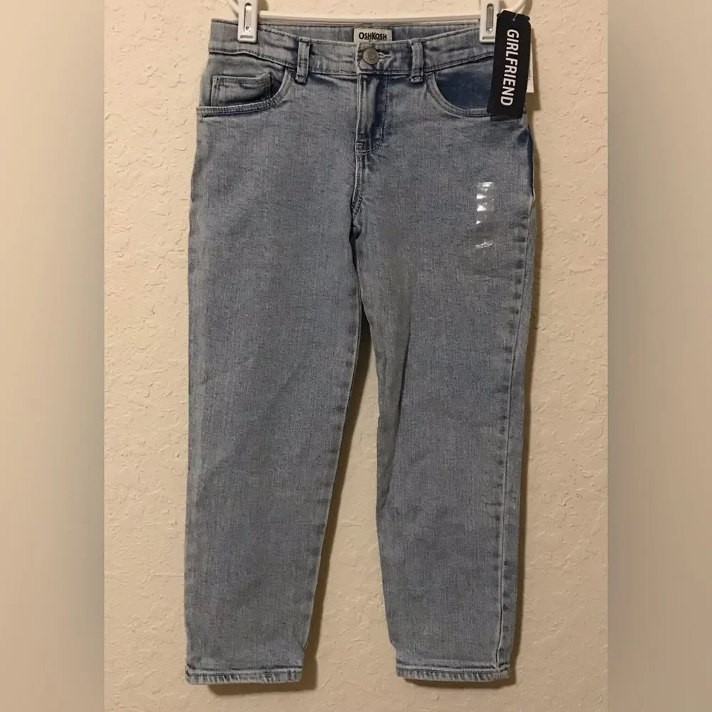 NEW - Light Wash OshKosh Girls Girlfriend Jeans